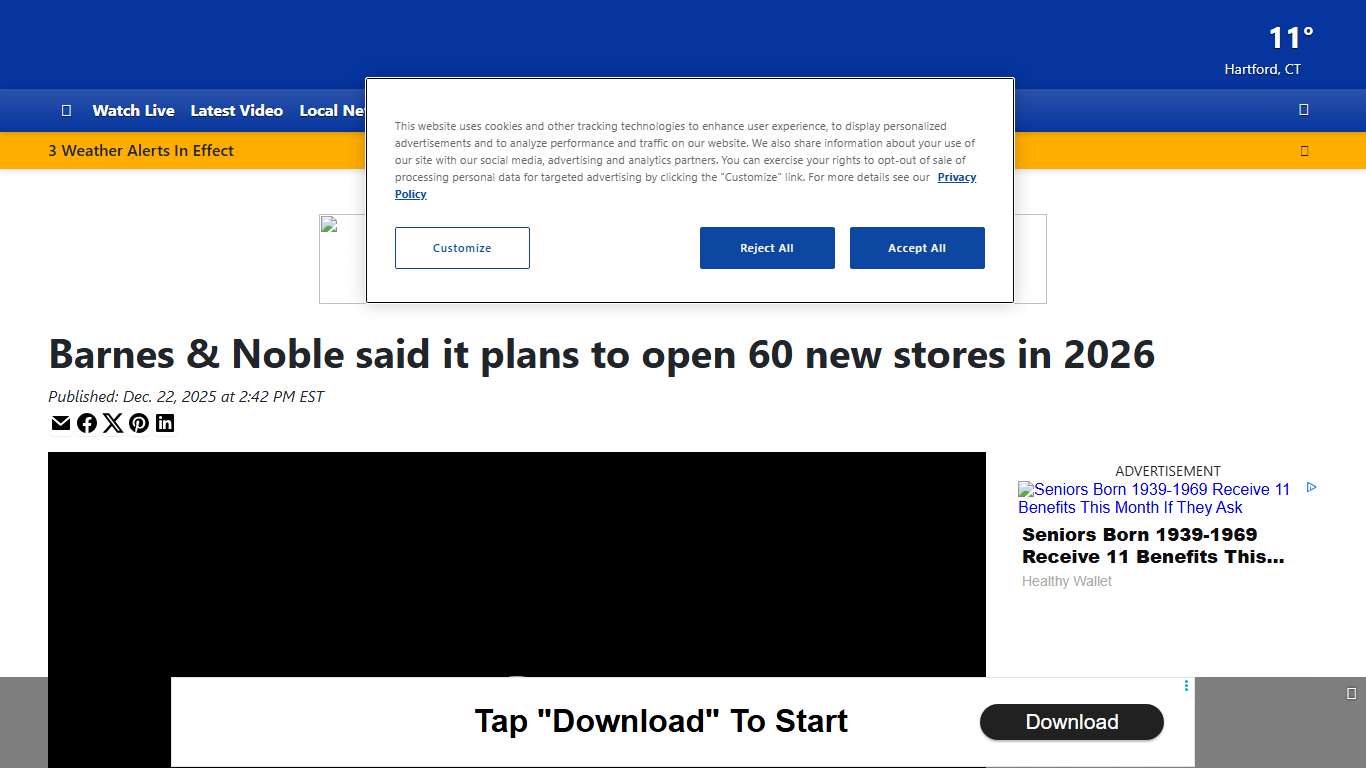 Barnes & Noble said it plans to open 60 new stores in 2026